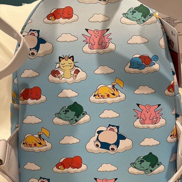 Loungefly X Pokemon Sleeping in the Clouds Backpack NWT ⛅️ - Picture 7 of 8